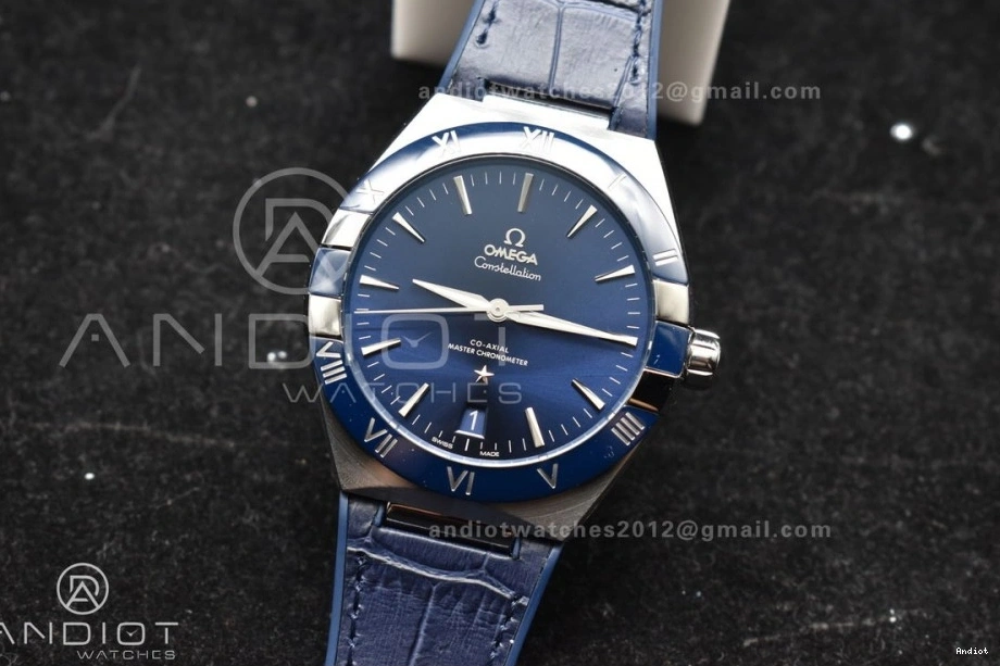 Dial Strap on Gummy VSF Best Ceramic SS Super Blue Blue Edition Clone 1:1 Blue A8900 Constellation 1223